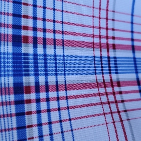 Habitat SS fishing shirt Red white blue plaid Small 40+solar factor - Picture 13 of 15